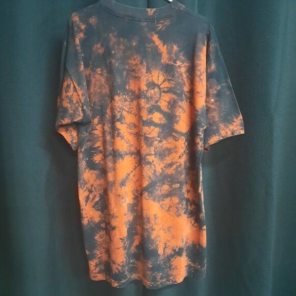 Nature Print Australian Made T-shirt Men's Size XL Red Black Tie Dye AOP Rare - Picture 3 of 8